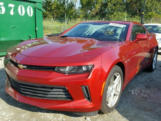 1G1FA1RX3G0190375 - 2016 CHEVROLET CAMARO RED photo 2