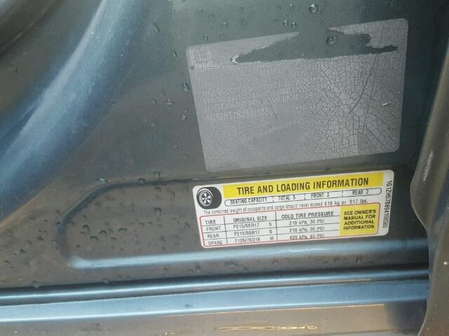 1G1ZH57B894108580 - 2009 CHEVROLET MALIBU 1LT 蓝色 照片 10