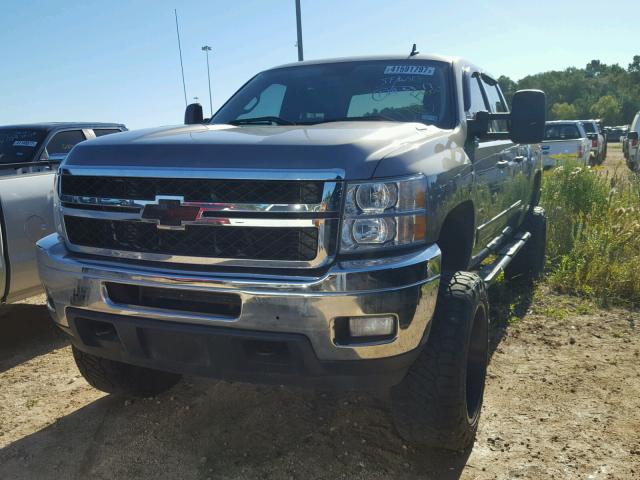 1GC1KXC84EF151775 - 2014 CHEVROLET SILVERADO TAN photo 2