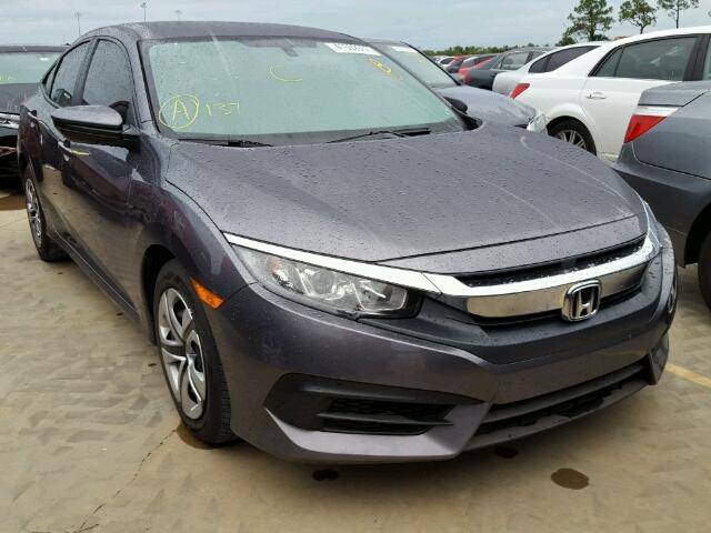 19XFC2F53GE019059 - 2016 HONDA CIVIC LX GRAY photo 1