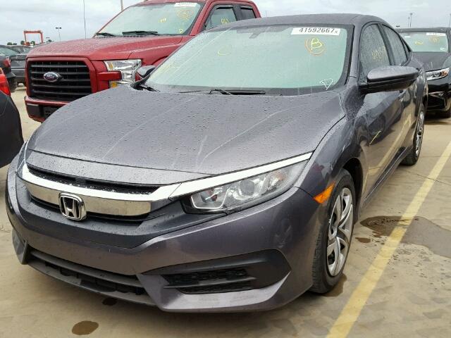 19XFC2F53GE019059 - 2016 HONDA CIVIC LX GRAY photo 2