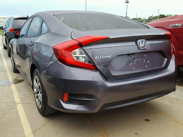 19XFC2F53GE019059 - 2016 HONDA CIVIC LX GRAY photo 3