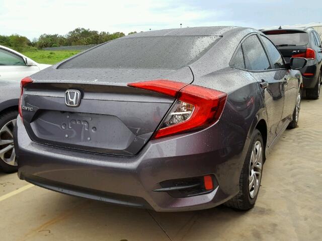 19XFC2F53GE019059 - 2016 HONDA CIVIC LX GRAY photo 4