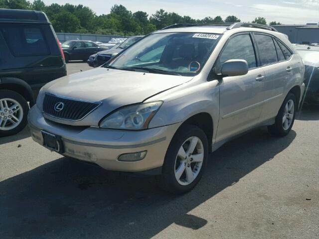 2T2HA31U25C074290 - 2005 LEXUS RX 330 GOLD photo 2