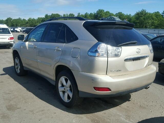 2T2HA31U25C074290 - 2005 LEXUS RX 330 GOLD photo 3