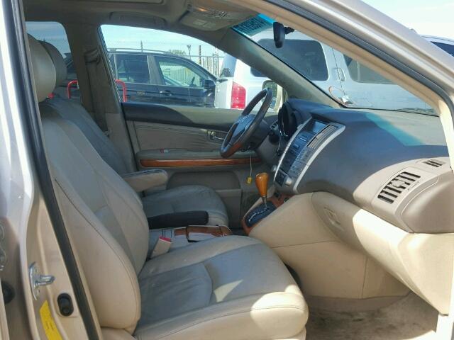 2T2HA31U25C074290 - 2005 LEXUS RX 330 GOLD photo 5