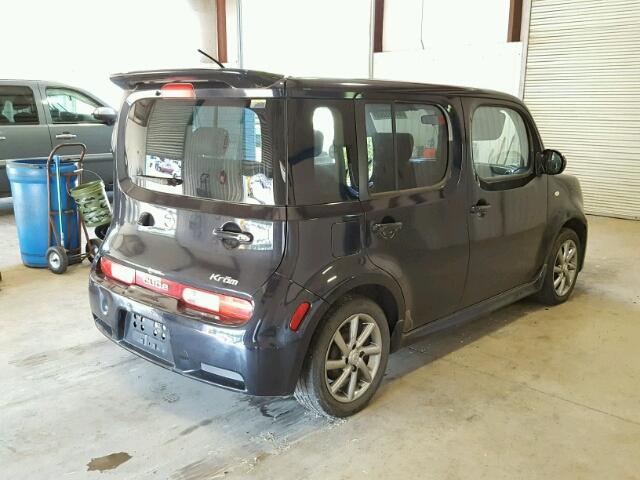 JN8AZ2KR6AT158333 - 2010 NISSAN CUBE BASE BLACK photo 4