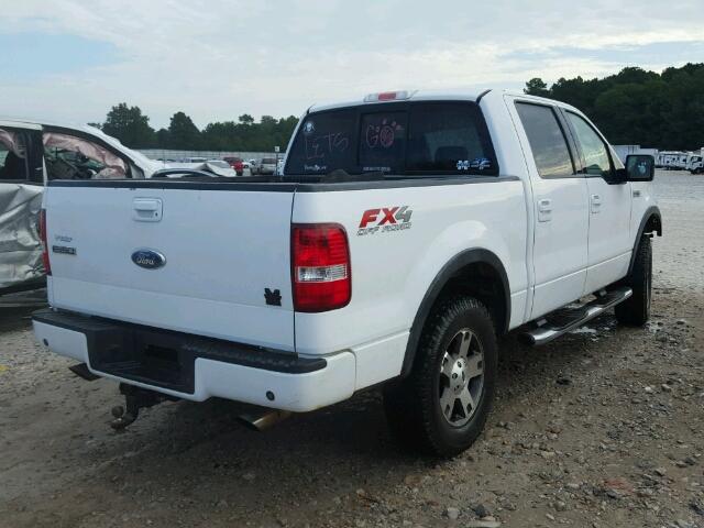 1FTPW14V77KD28331 - 2007 FORD F150 WHITE photo 4