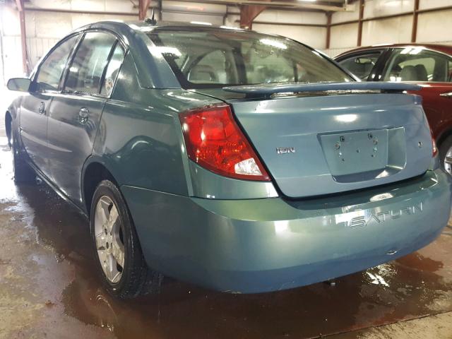 1G8AL55F06Z104864 - 2006 SATURN ION LEVEL GREEN photo 3