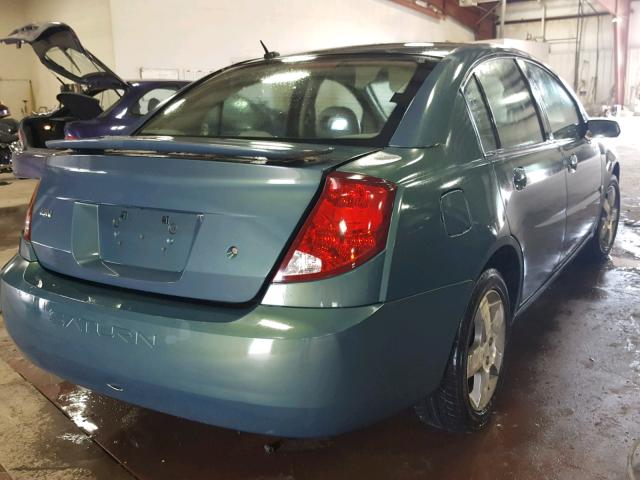 1G8AL55F06Z104864 - 2006 SATURN ION LEVEL GREEN photo 4