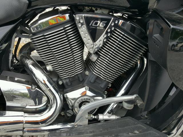 5VPTW36N4D3014893 - 2013 VICTORY MOTORCYCLES CROSS COUN Черный фото 7