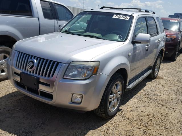 4M2CU97188KJ14827 - 2008 MERCURY MARINER PR SILVER photo 2