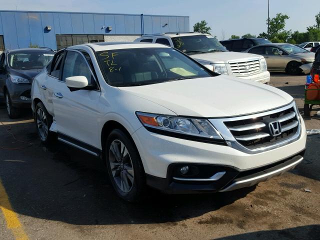 5J6TF2H54DL800046 - 2013 HONDA CROSSTOUR WHITE photo 1