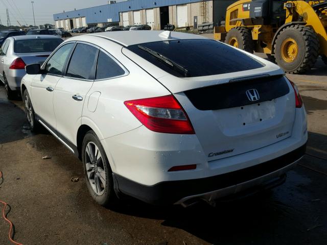 5J6TF2H54DL800046 - 2013 HONDA CROSSTOUR WHITE photo 3