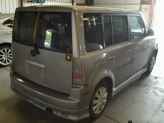 JTLKT324740146648 - 2004 TOYOTA SCION XB Сұр фото 4