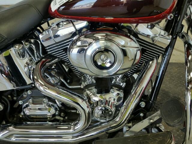 1HD1BWV13CB027641 - 2012 HARLEY-DAVIDSON FLSTC RED photo 5