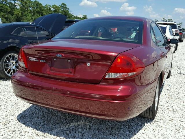 1FAFP55S94A202919 - 2004 FORD TAURUS SES MAROON photo 4