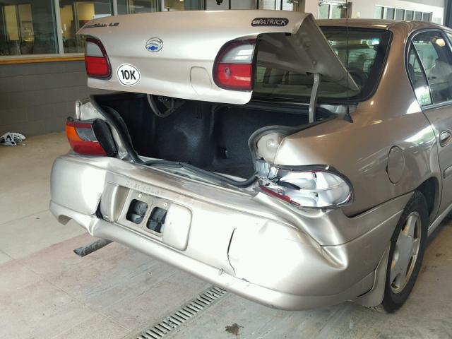 1G1NE52J2Y6174406 - 2000 CHEVROLET MALIBU LS თაფლისფერი ფოტო 9