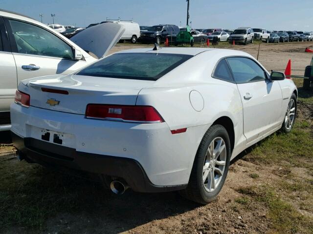 2G1FD1E33F9255031 - 2015 CHEVROLET CAMARO WHITE photo 4