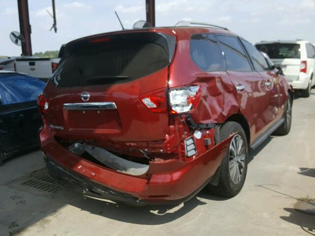 5N1DR2MN4HC643224 - 2017 NISSAN PATHFINDER RED photo 4