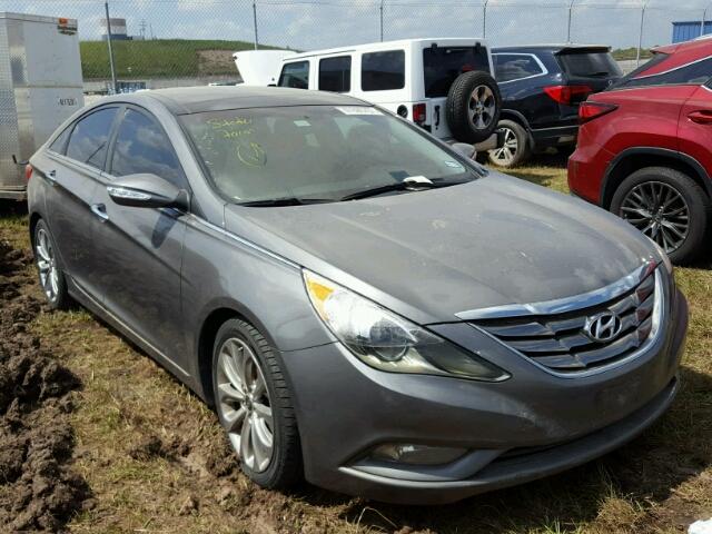 5NPEC4AB4DH505343 - 2013 HYUNDAI SONATA CHARCOAL photo 1