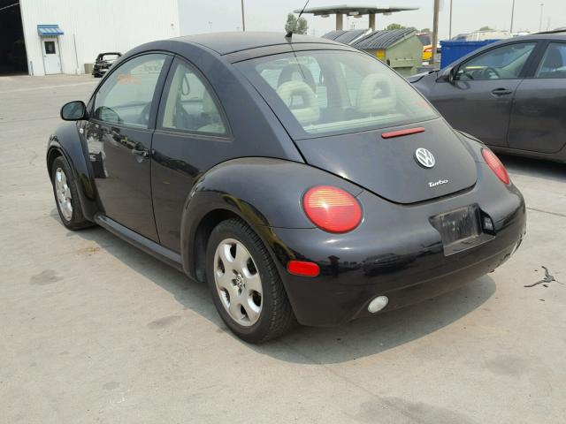 3VWDD21C52M415659 - 2002 VOLKSWAGEN NEW BEETLE 黑色 照片 3