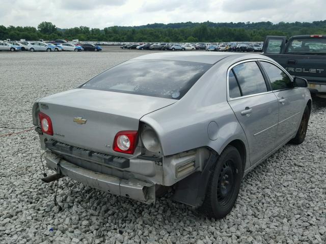 1G1ZG57B68F206660 - 2008 CHEVROLET MALIBU LS ვერცხლისფერი ფოტო 4