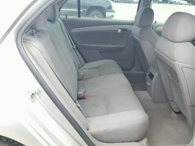 1G1ZG57B68F206660 - 2008 CHEVROLET MALIBU LS ვერცხლისფერი ფოტო 6