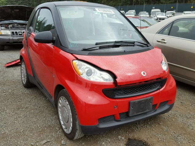 WMEEJ31X59K240325 - 2009 SMART FORTWO PUR RED photo 1