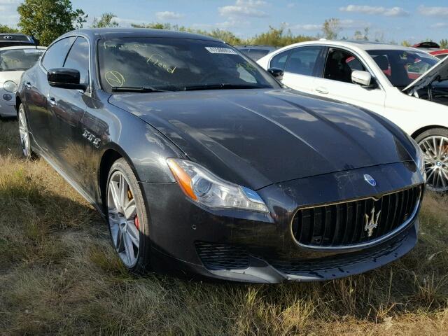 ZAM56PPA7E1072919 - 2014 MASERATI QUATTROPOR BLACK photo 1
