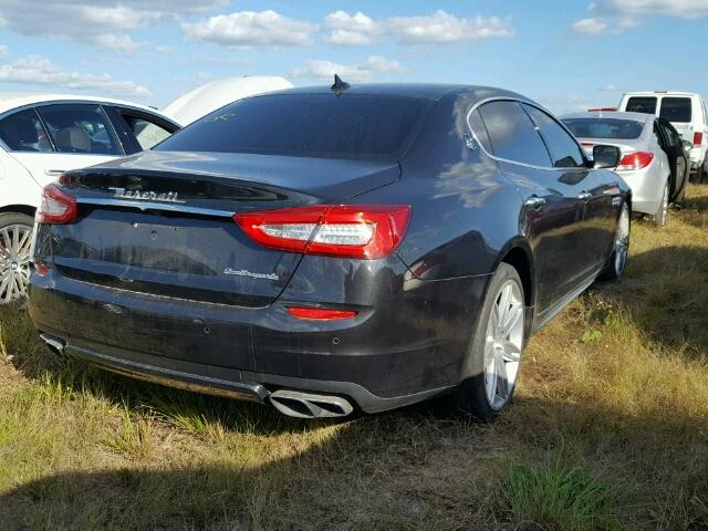 ZAM56PPA7E1072919 - 2014 MASERATI QUATTROPOR BLACK photo 4