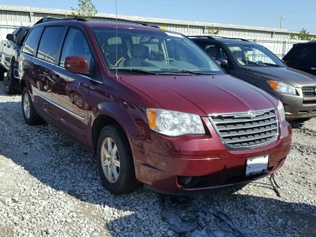 2A8HR54169R612921 - 2009 CHRYSLER TOWN & COU MAROON photo 1