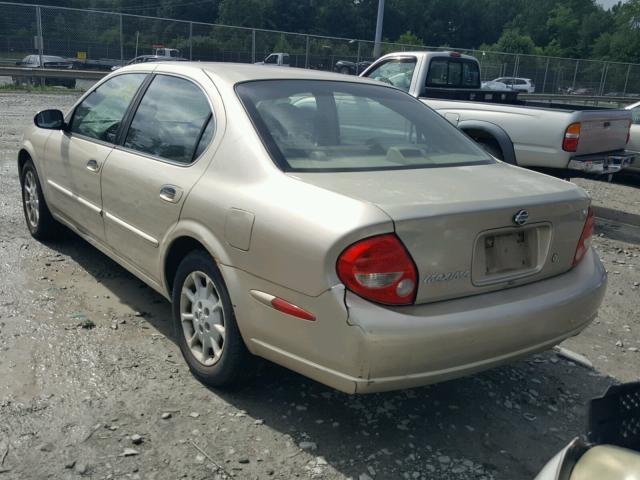 JN1CA31D11T614751 - 2001 NISSAN MAXIMA GXE BEIGE photo 3