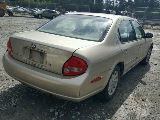 JN1CA31D11T614751 - 2001 NISSAN MAXIMA GXE BEIGE photo 4