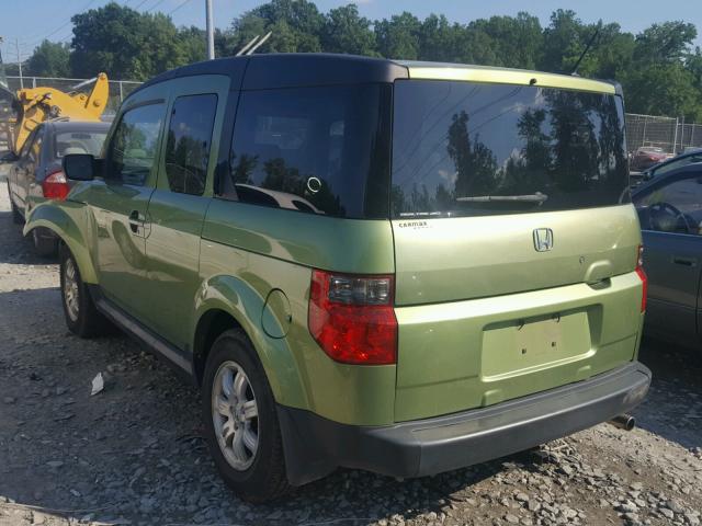 5J6YH28758L006065 - 2008 HONDA ELEMENT EX GREEN photo 3