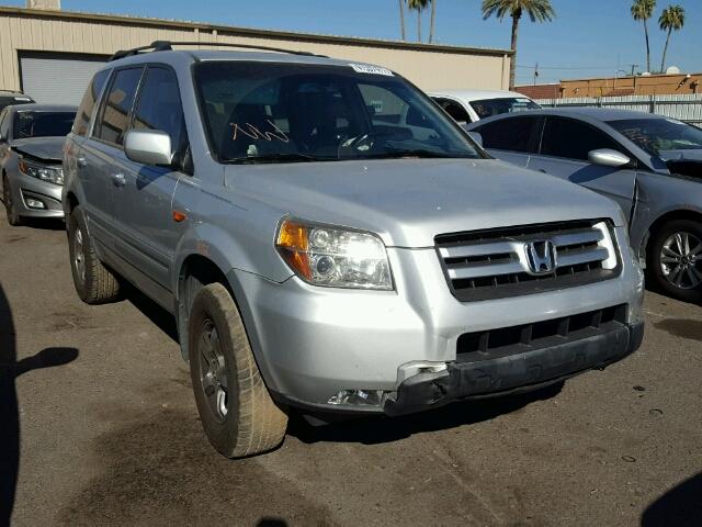 5FNYF18398B036109 - 2008 HONDA PILOT SE SILVER photo 1