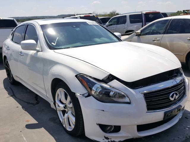 JN1BY1AP7CM333590 - 2012 INFINITI M37 WHITE photo 1