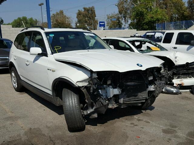 WBXPC934X8WJ11255 - 2008 BMW X3 3.0SI WHITE photo 1
