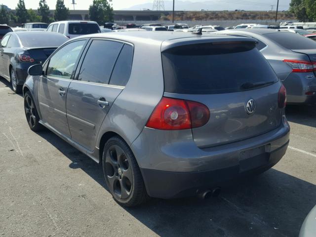 WVWGD91K88W289760 - 2008 VOLKSWAGEN GTI GRAY photo 3