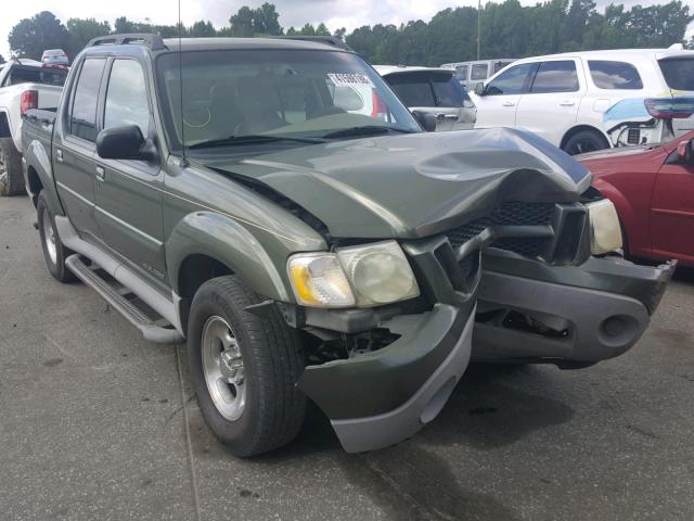 1FMZU67E41UC75795 - 2001 FORD EXPLORER S GREEN photo 1