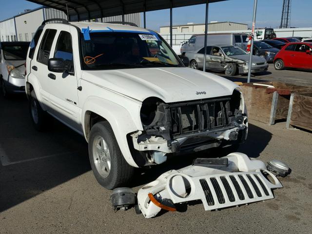 1J4GL58KX3W598022 - 2003 JEEP LIBERTY WHITE photo 1