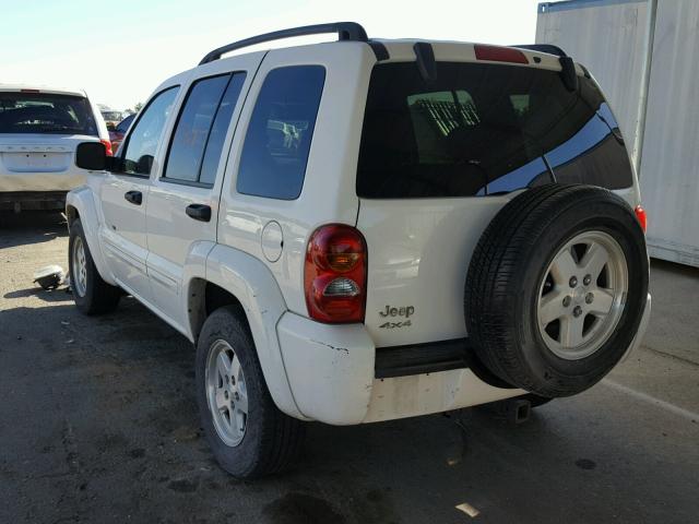 1J4GL58KX3W598022 - 2003 JEEP LIBERTY WHITE photo 3