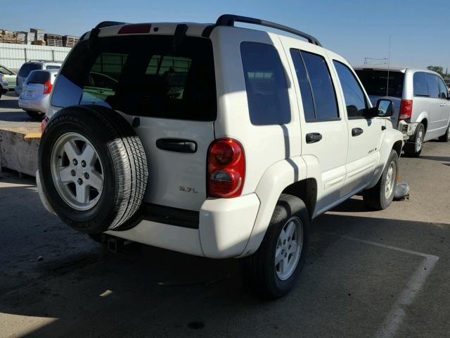 1J4GL58KX3W598022 - 2003 JEEP LIBERTY WHITE photo 4