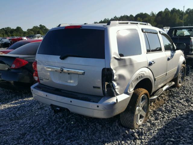 1D8HD58P57F573653 - 2007 DODGE DURANGO GRAY photo 4