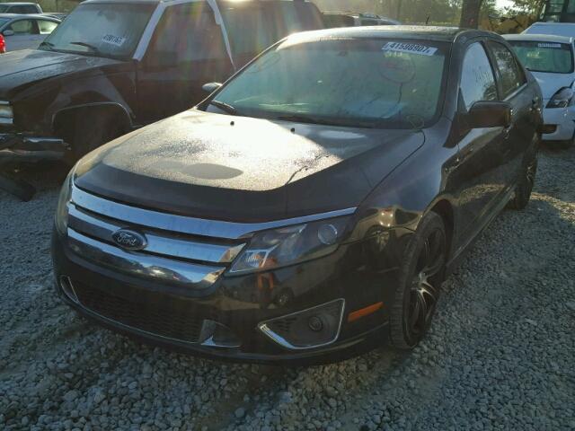 3FAHP0KC7AR287639 - 2010 FORD FUSION SPO BLACK photo 2