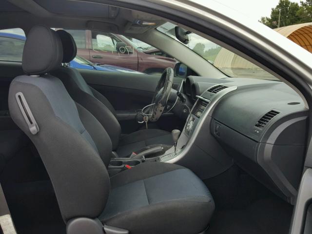 JTKDE177770161153 - 2007 TOYOTA SCION TC 银色 照片 5