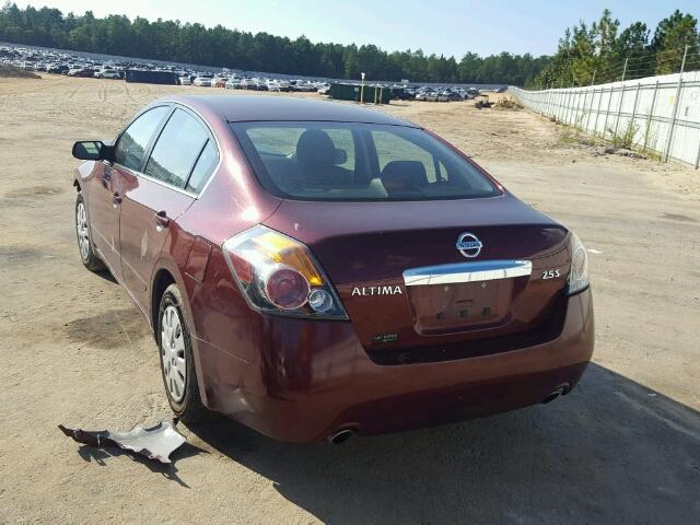 1N4AL2AP0CC237695 - 2012 NISSAN ALTIMA BURGUNDY photo 3