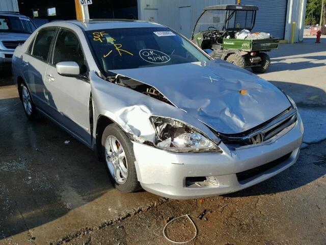 1HGCM56747A190538 - 2007 HONDA ACCORD EX SILVER photo 1