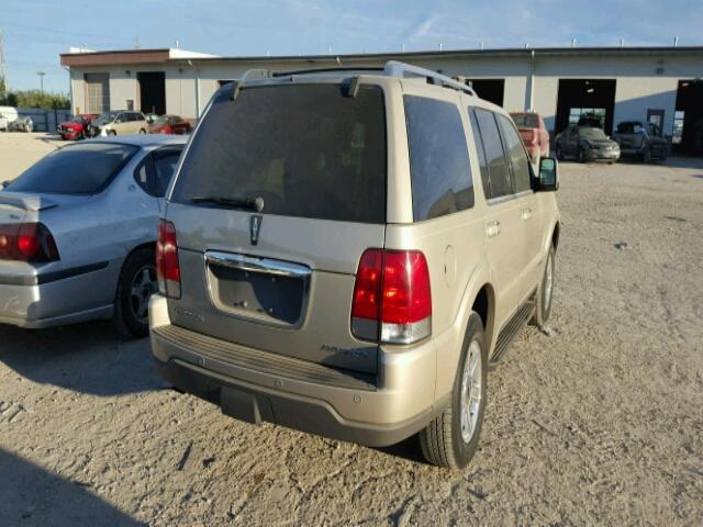 5LMEU88H25ZJ33728 - 2005 LINCOLN AVIATOR BEIGE photo 4