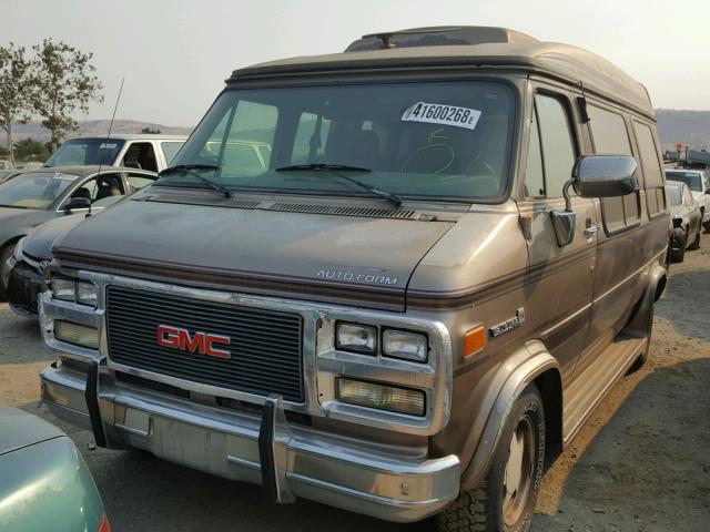 1GDEG25K4SF533892 - 1995 GMC RALLY WAGO BROWN photo 2